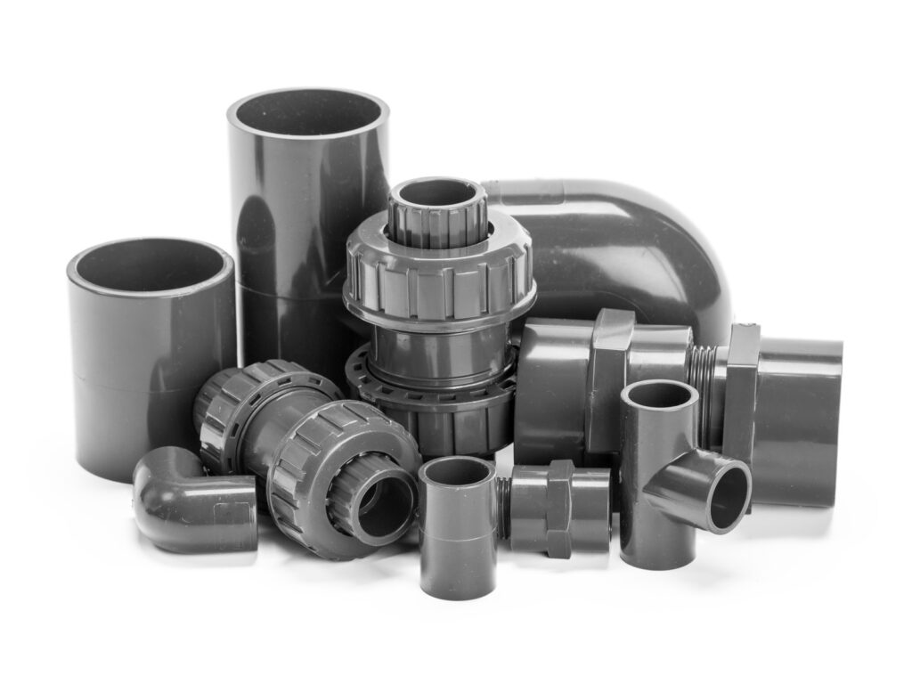 CPVC plumbing tube for hot and cold water supply shown against a plain background